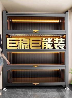 XEO钢制阳台防晒防水物柜杂物置架铁物皮柜大容柜量多层室外收储