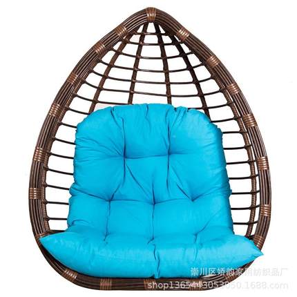 鸟垫巢雷达椅篮坐垫摇篮椅拆藤椅垫子吊垫子可洗靠垫吊UHU椅坐亚