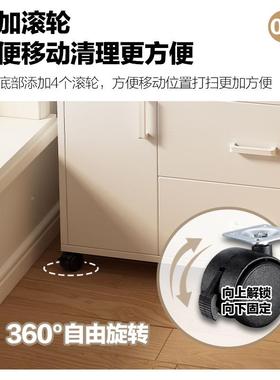 床头房柜现代头出租小柜子床边储架物柜家用卧QMX室床置物收纳抽