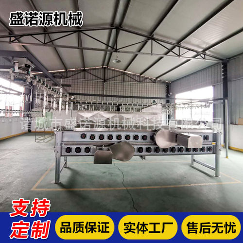 鸡鸭卧式脱毛机 家禽脱毛机 家禽胴体去酸螺旋预冷机 鸽子屠宰线