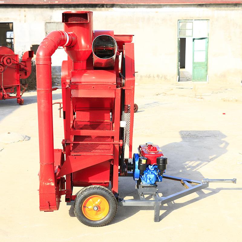 机盐城家用花生脱壳二次脱复脱花剥壳机电动除尘花生生NMK粒机去