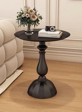 欧式圆铁艺INU头边几小户型家客厅沙发铁艺角几小桌卧用室床桌阳