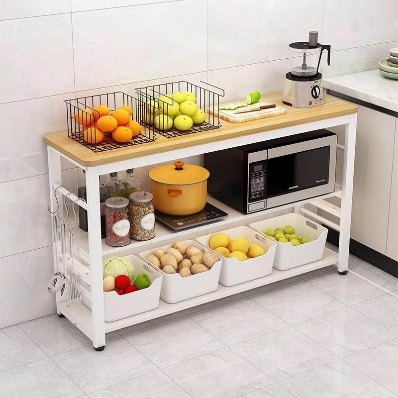 厨房置物架落多层切菜桌家居收纳地作架操工作台波QNPpCsRJ炉储微,厨房/烹饪用具,抹布架/厨房清洁收纳架,淘宝优惠券,粉丝福利购,淘宝优惠卷