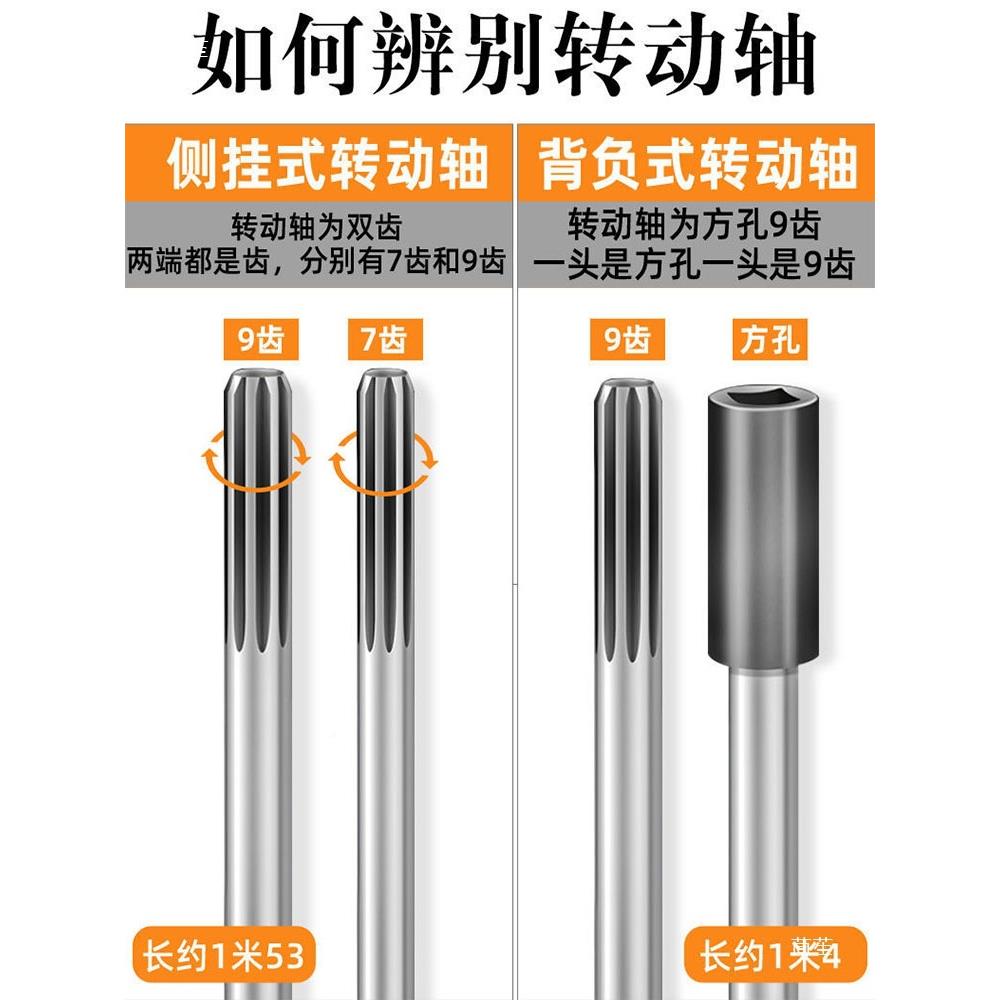 割机配件操作铝管打草机传动轴草背带杆把手开头关工作通用GZR割