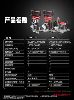 大有LEH20V刷锂电修无边木工机充电机式开槽机1328修边机雕刻电木