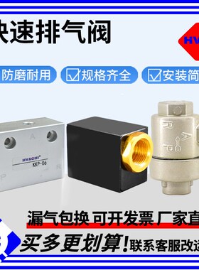 XQ17600-2精密快速排气阀QE02QE03QE04快排阀排气阀急速排气阀kkp