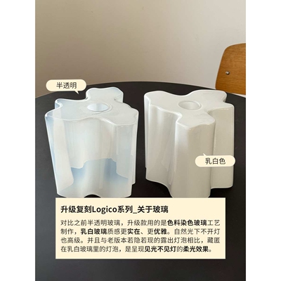 法式中古设计师logico餐厅吊灯简约客厅灯别墅云朵玻璃卧室主灯