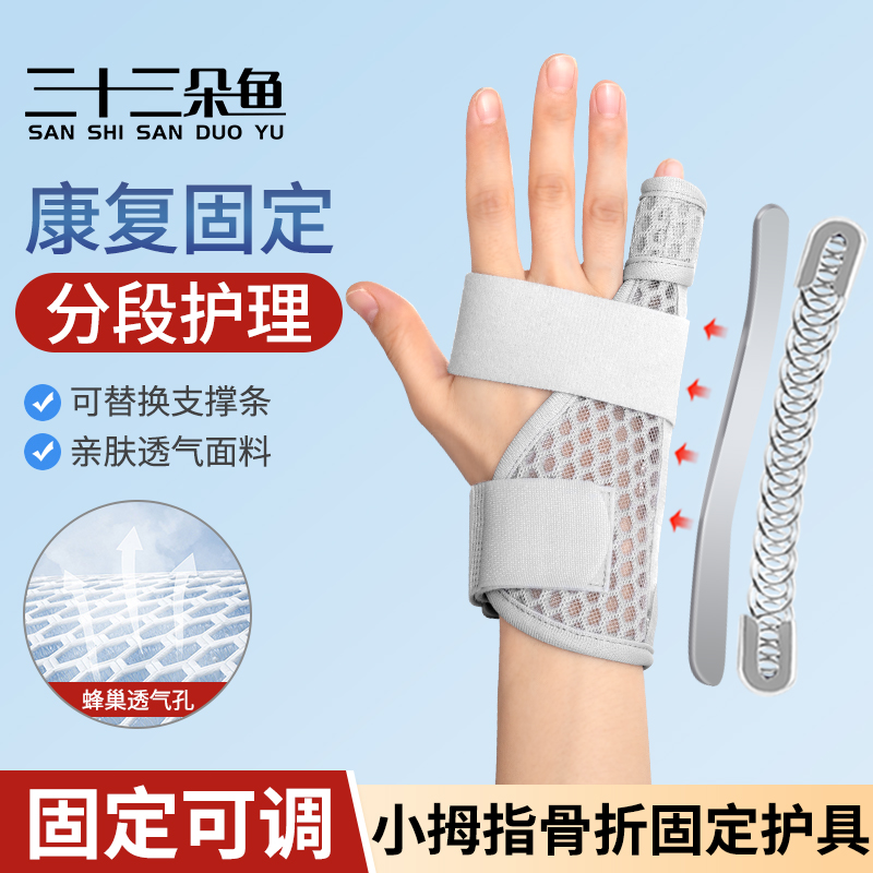 小拇指骨折固定护具第五掌骨骨折固定器小手指指套支具扭伤矫正