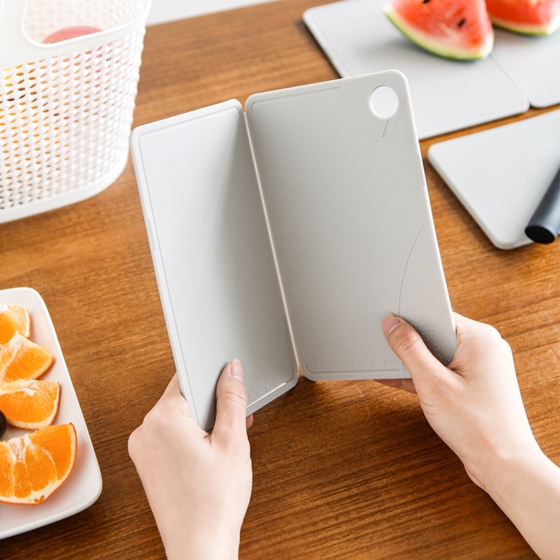 日式折叠塑料抗菌砧板便携迷你防霉切水果旅行露营长方形野餐菜板