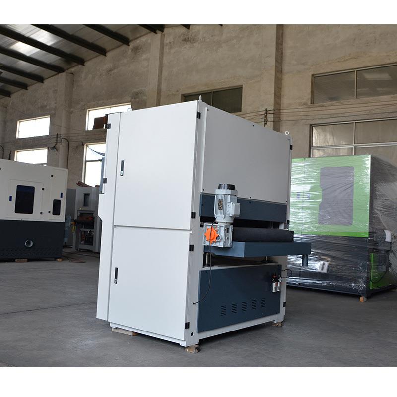 金属水磨全动砂光机自R-R1000毛拉倒角金属刺抛光机重型双面底漆