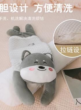 冰丝长条抱枕女生靠睡腿觉床枕上pxx64959夹侧睡枕头抱睡觉靠枕床