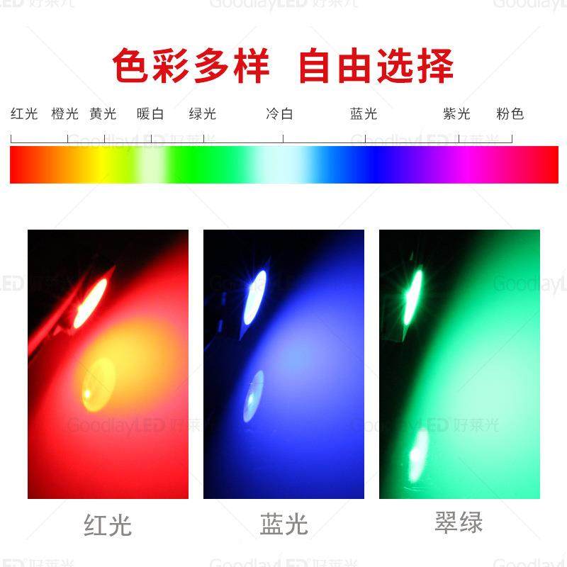 好莱光SM贴片LED灯珠3528RGB四脚珠GJZ/六D脚全指示灯3528rgb彩灯