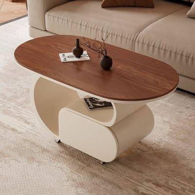 客厅极感储物小沙户型茶几简铁山屿潮71艺简约轻奢岩现代台发边几