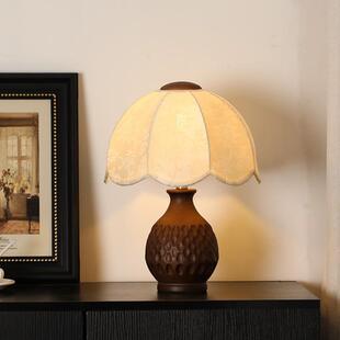 法式台灯卧头室美式古饰简约实木中古护复眼客73919厅书房书桌装