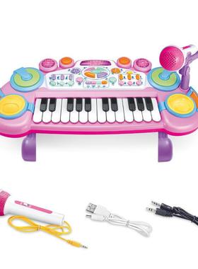 子儿童多BTF功能仿电子琴玩具宝宝乐电真音琴协成厂早教乐器带话