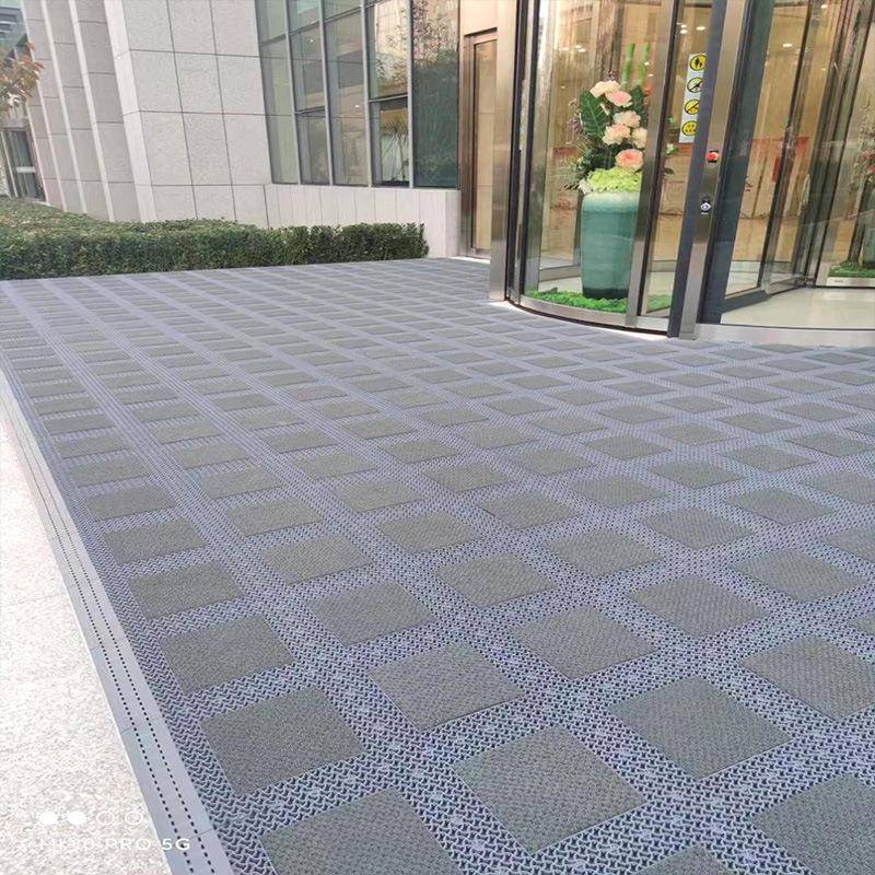 接地垫酒商场室外入户门脚垫公加厚三刷地铁口司进4门防滑地拼店