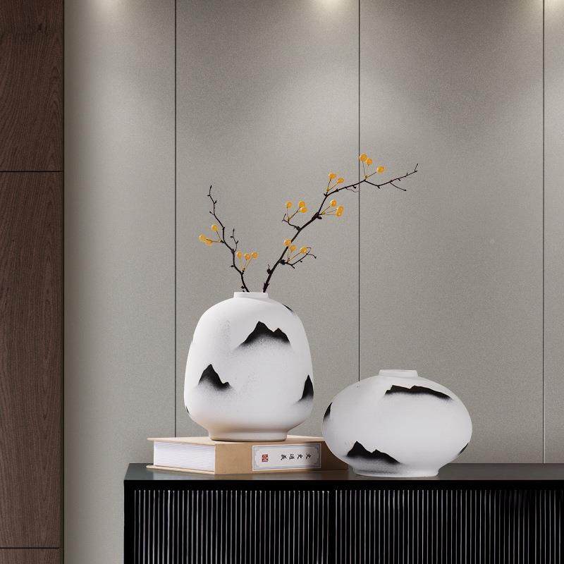 客厅件摆家瓷居饰品中式陶瓷花BYQ瓶式电视柜玄关装欧饰餐桌插干,橡塑材料及制品,工业陶瓷,淘宝优惠券,粉丝福利购,淘宝优惠卷