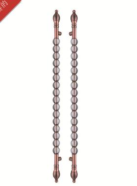 豪玻璃GIY门把手工玫瑰金水晶艺拉欧手式拉华手