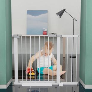 宠物栏儿童防护栏楼梯口安门打宠物狗家用门客厅免孔护栏0ApX+btO