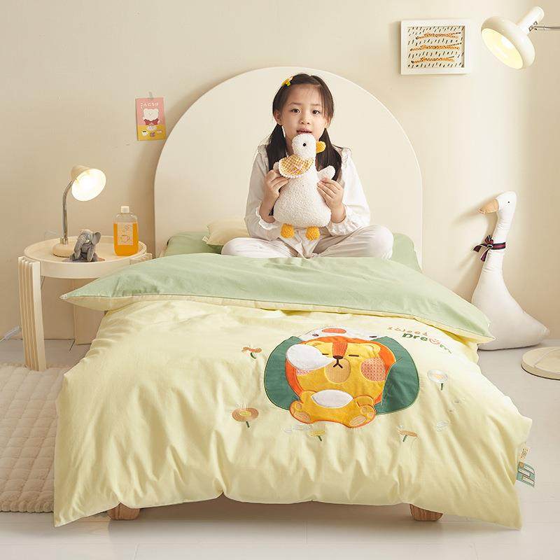 纯棉水洗棉儿园件套AJUQ类三宝全棉套件宝入园专用被幼套儿童床品,婴童用品,婴童床品套件,淘宝优惠券,粉丝福利购,淘宝优惠卷