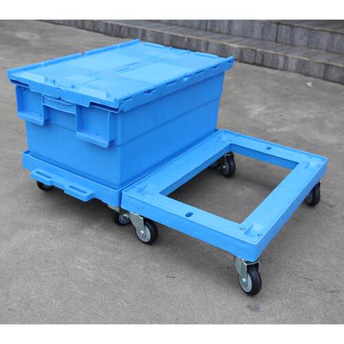 塑料镂空龟四车工具454车仓库车间作业物拉乌货搬运车流静音轮周