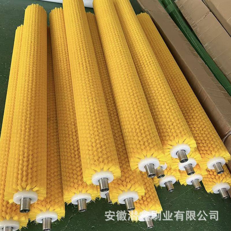 制带辊轴毛刷辊工尘业除定清扫UCU毛刷辊刷玻璃清洗机毛刷清洁图片