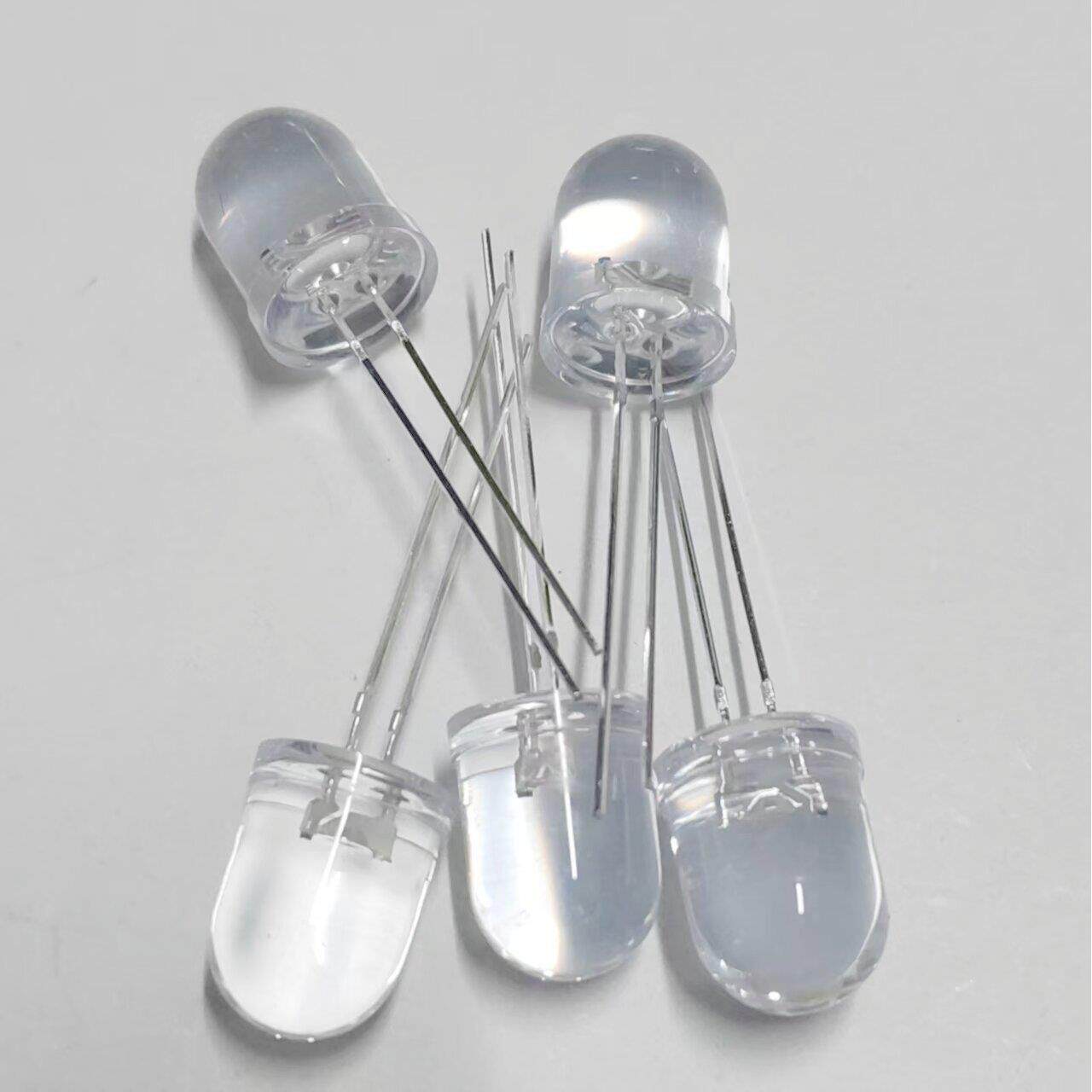 12V高压LED白光BTZLE发二极管光内置阻加电电阻12VLED白D光蓝光绿