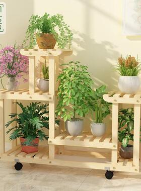 花架实木质台客26163厅绿架萝花架子多肉花盆室阳内多层外吊兰隔