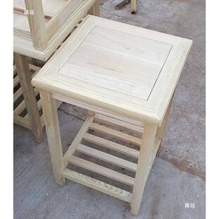 木实木椅子三件套AGY榆胚椅子圈椅白茶几官帽椅配套式中仿古茶几