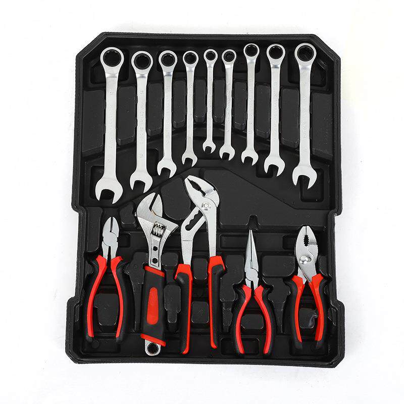 7铝箱18小亚棘轮组套家用汽车工具光套装飞维修咨询客服工具盒装