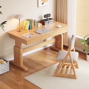 儿FOG童实木学习卧桌桌家用可降书初中小学升生课桌室男女孩写作