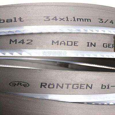 德国RONTGEN罗特根3R带锯条34*1.1*4650*3/4G4240/50双金属带锯条