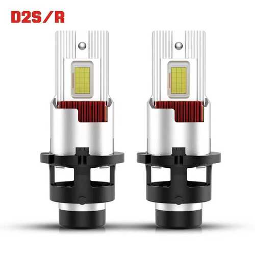 M60热销55WLED大灯D2SD4S直插一体式1:1原车led车灯改装汽车大灯