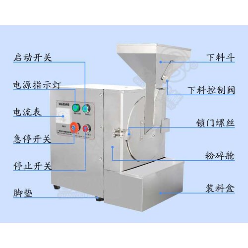 善友油脂物料粉碎研磨机杏仁花生核桃芝麻打粉机磨粉机商用