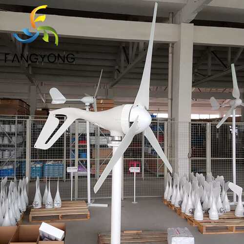 跨境wind power风力发电涡轮机12V24V100W200W300W400W尼龙碳纤维