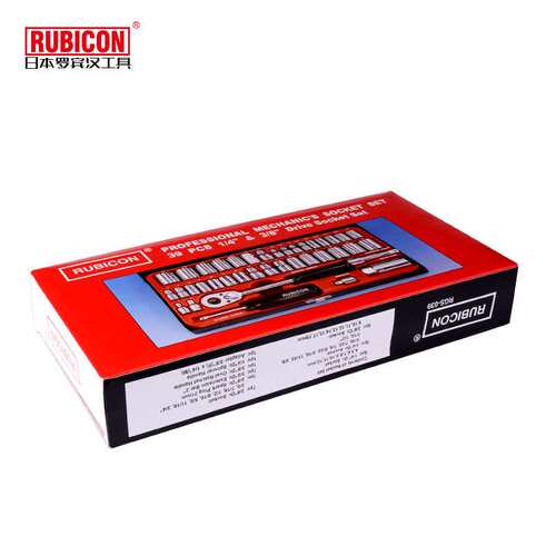 RUBICON罗宾汉工具 39件套筒套装1/4