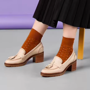 Pikolinos派高雁22秋高跟乐福鞋