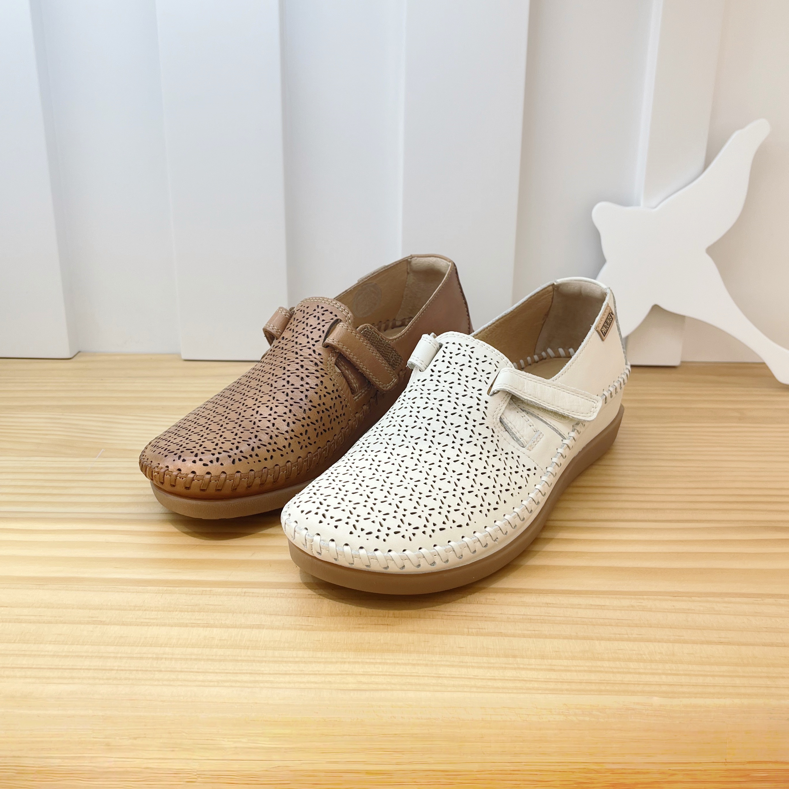 派高雁25春季镂空坡跟单鞋