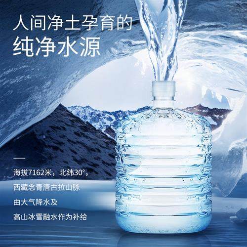 卓玛泉西藏天然水12升12L*1桶纯净母婴水大桶装泡茶饮用非矿泉