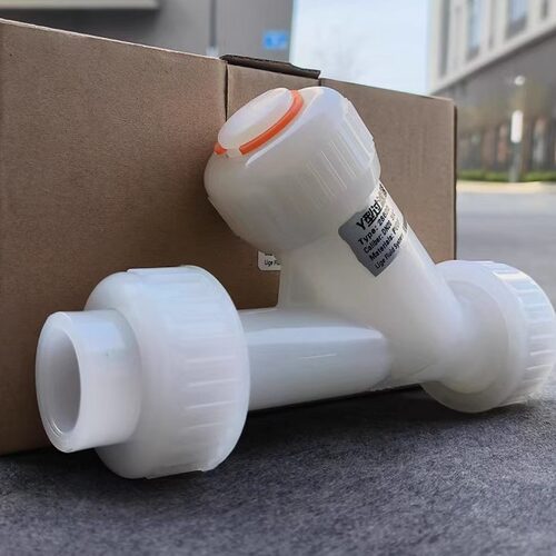PVDF过滤器Y型过滤器塑料管道过