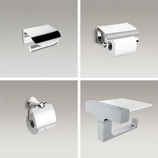 酒店工程款卫生间厕纸架镀铬手机纸巾架卫生卷纸架厕所抽纸置物架