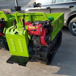 农用式履带装运车 全地形橡胶轮运输设备 水田用座驾式搬运车