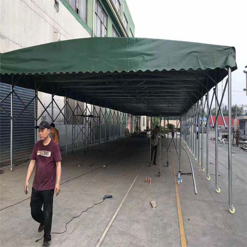 使用效果好工地临时遮雨棚 户外活动帐篷 移动推拉雨棚