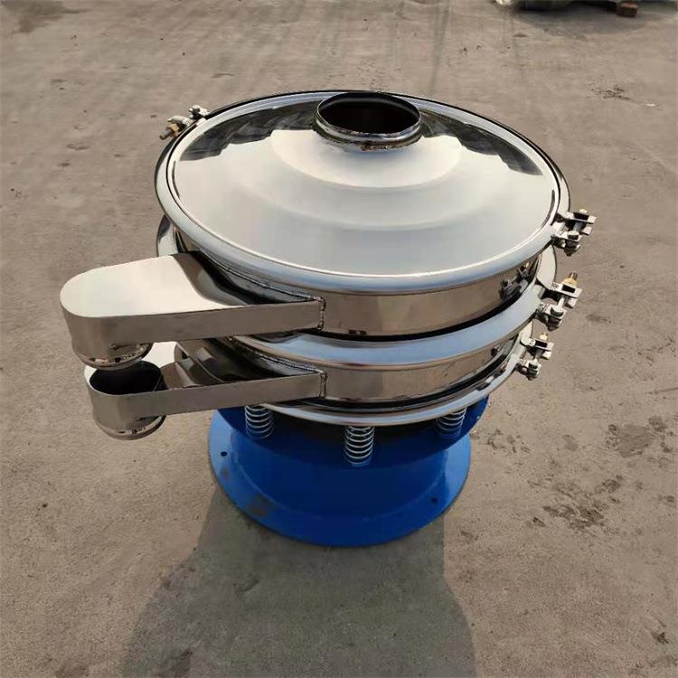 电动震动筛选机 中小型圆形物料振动筛 豆浆果汁药液过滤振动筛