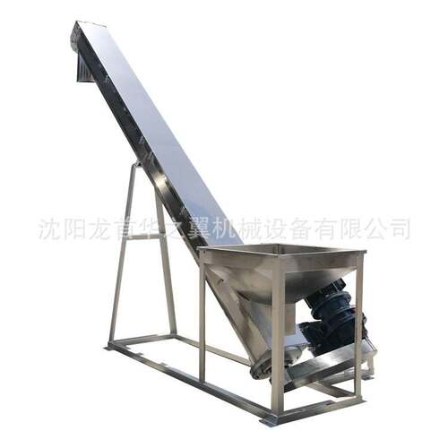 加厚不锈钢材质螺旋上料机输送石灰石粉金属粉末自动螺旋上料机