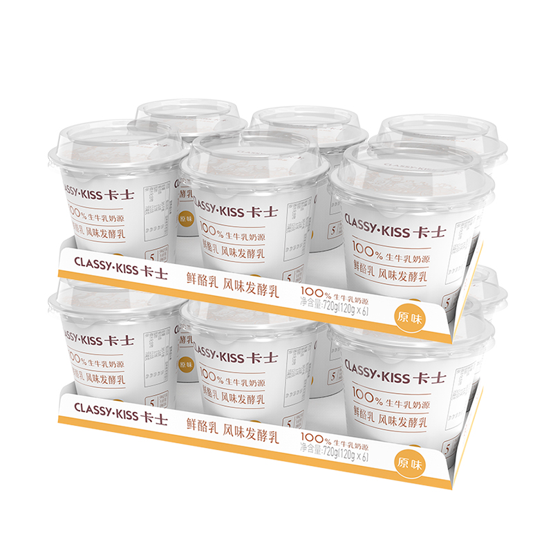 卡士酸奶鲜酪乳120g鲜酪乳低温酸奶原味发酵乳营养代餐