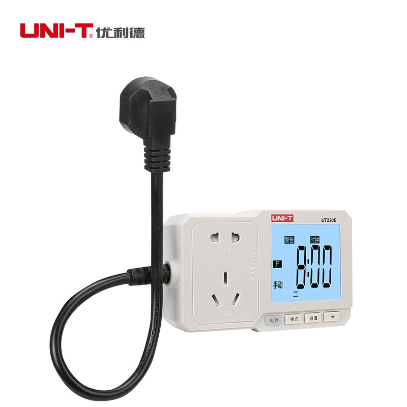 优利德UT230E 电量功率计量插座16A数显表电压电流表电力监测仪器