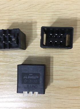 D3100 6P 直插板座 178323-2 镀金针 可直拍 AMP原装正品