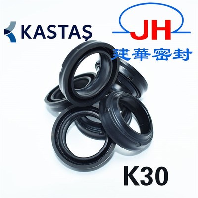 K30原装进口卡斯塔斯KASTAS密封件油封液压气动防尘带骨架NBR