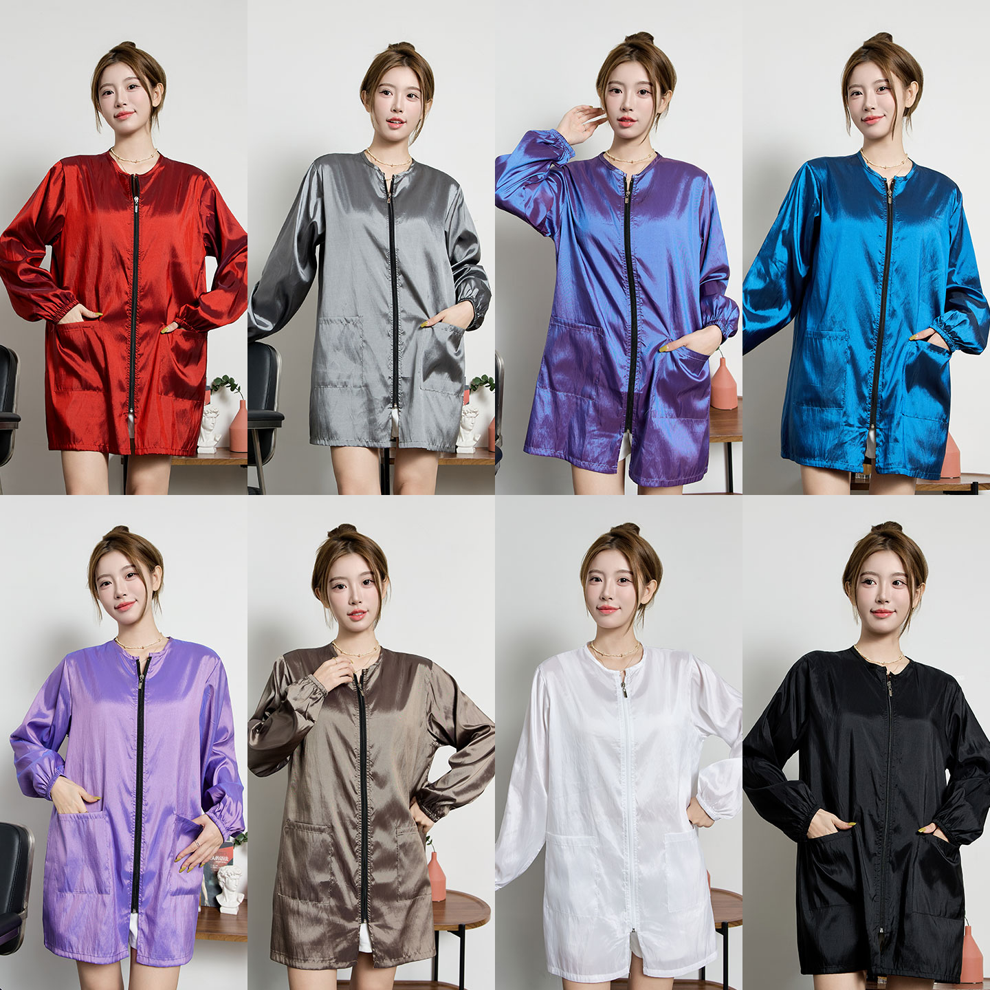 美发烫染小工服罩衣宠物店工作服